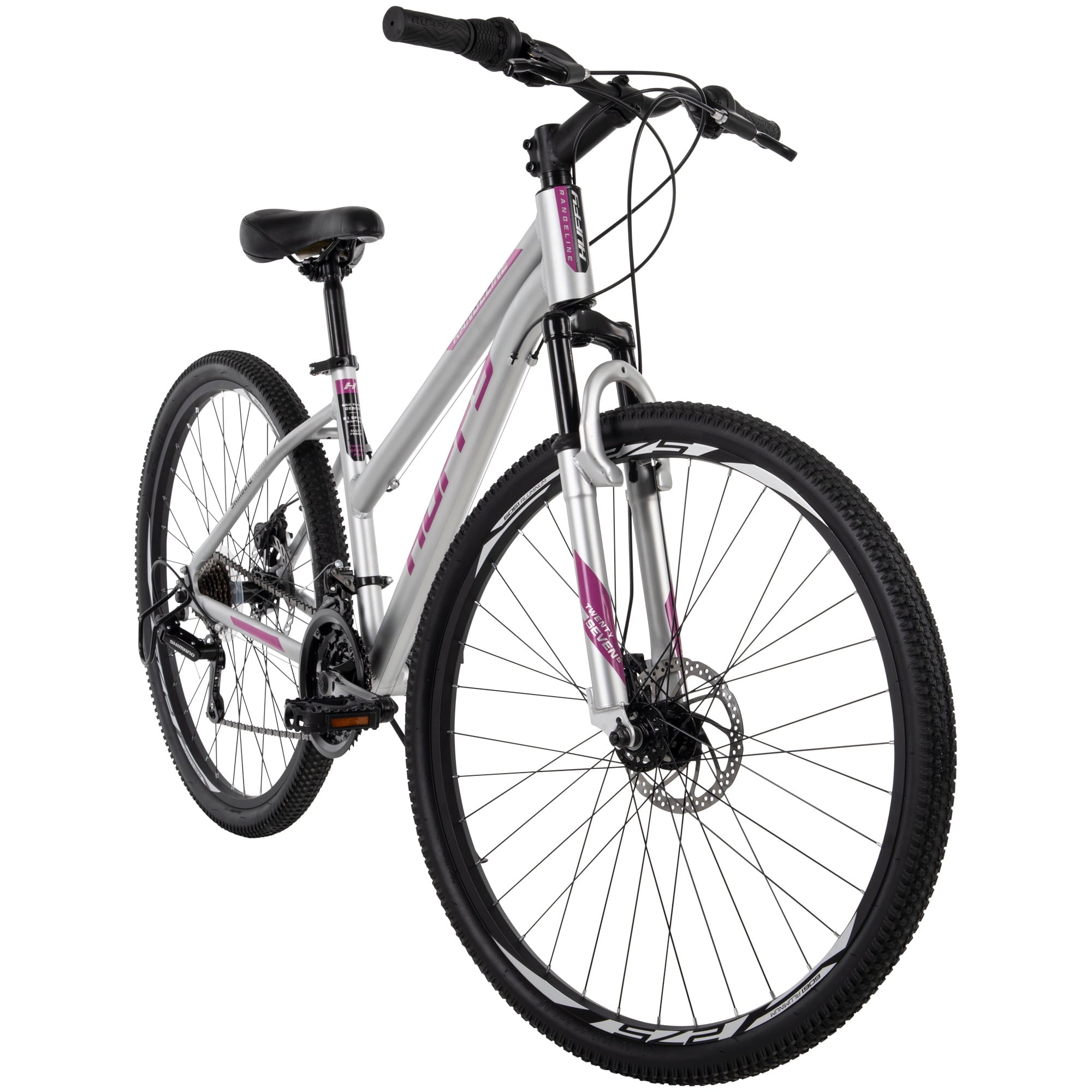 Huffy Rangeline Women’s Mountain Bikes, 27.5 inch, Silver