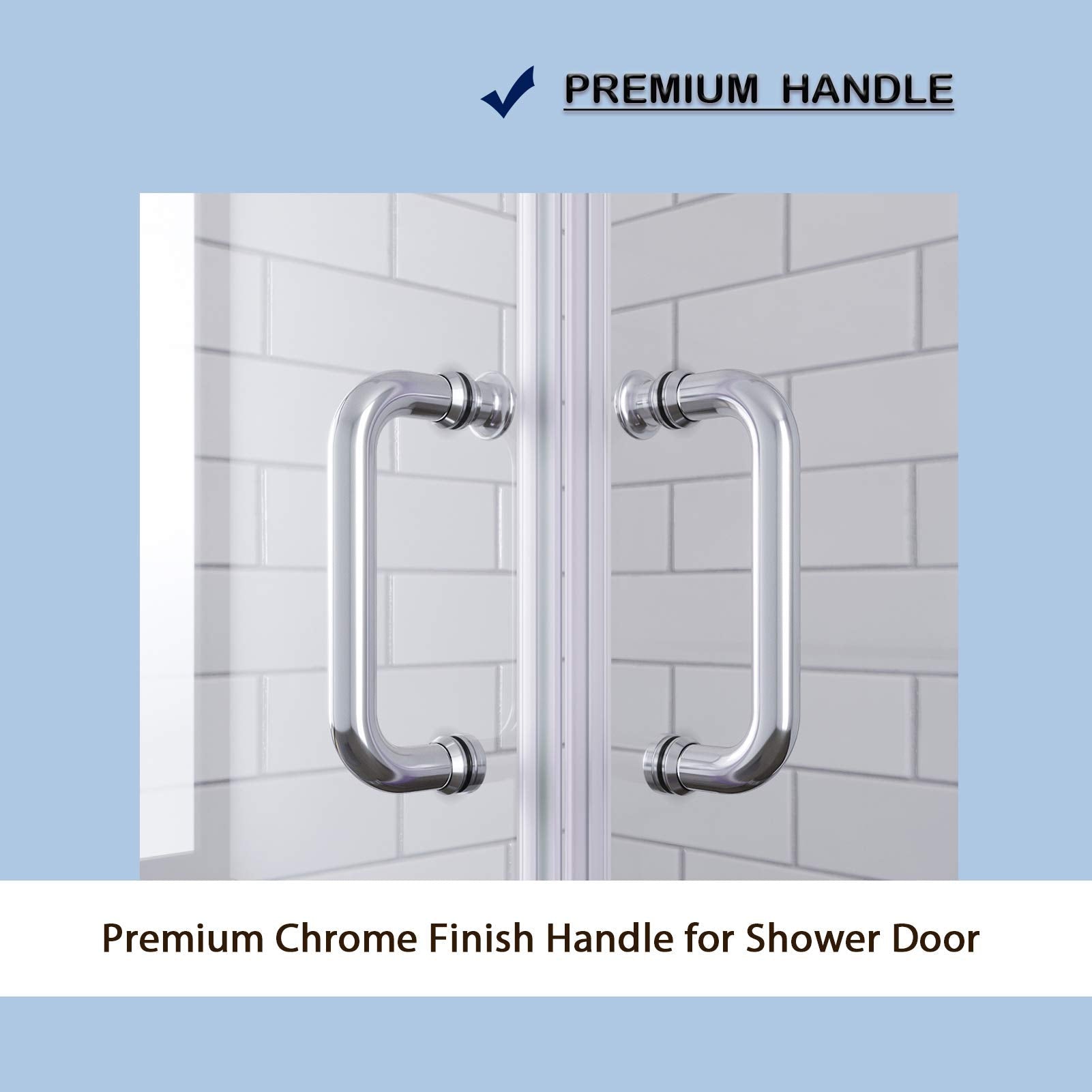 SUNNY SHOWER 36 in. W x 36 in. D x 72 in. H Brushed Nickel Corner Entry Enclosure With Sliding Doors And White Square Base