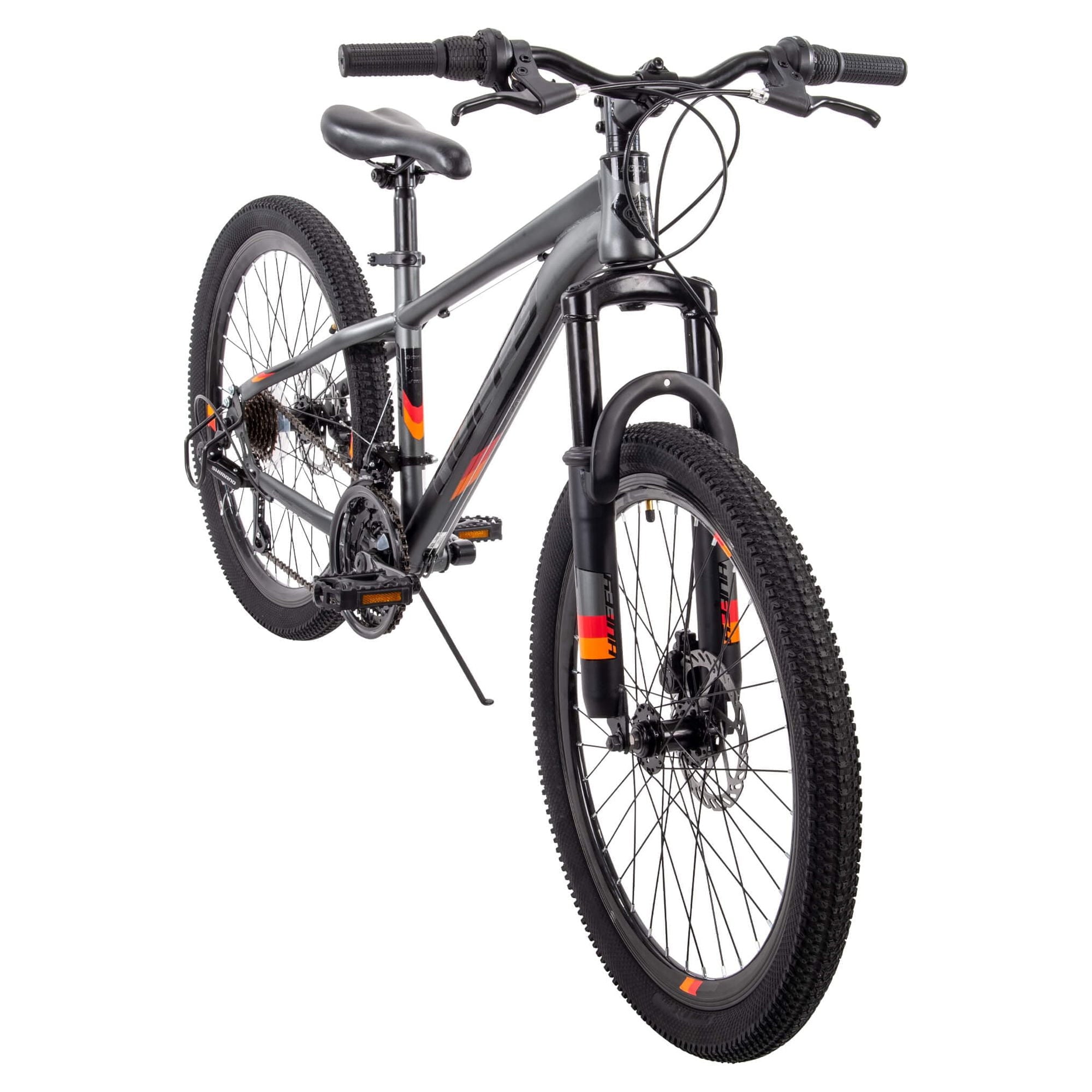 Huffy 24" Scout Boys' Hardtail 21-Speed Mountain Bike with Disc Brakes