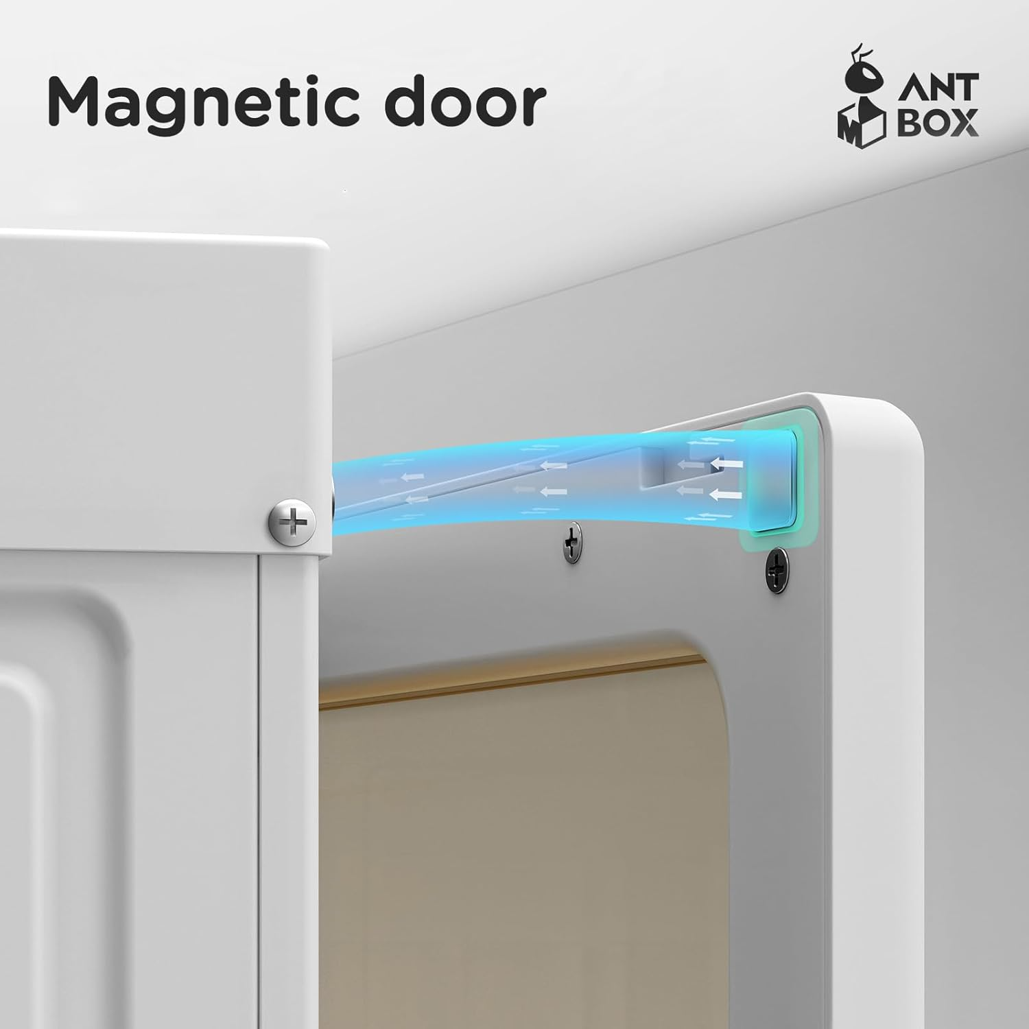 Armoire Portable ANTBOX 8 Cubes avec Portes Magnétiques – 85×34×138 cm