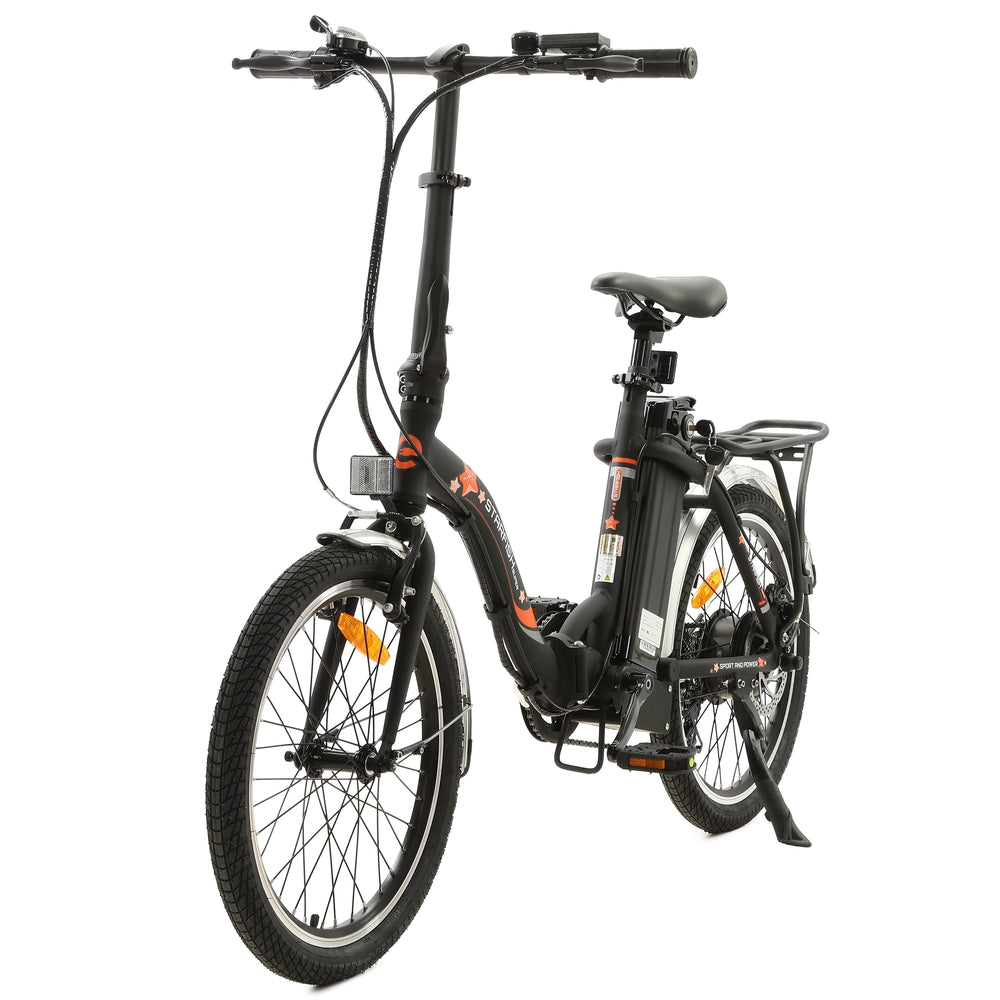 Ecotric E-Ride Electric Bike Trail Riding Ebike Girl Cruiser Foldable 20 inch Wheels 350W 36V Removable Battery 7 Speed City Commuter for Children A-E516646