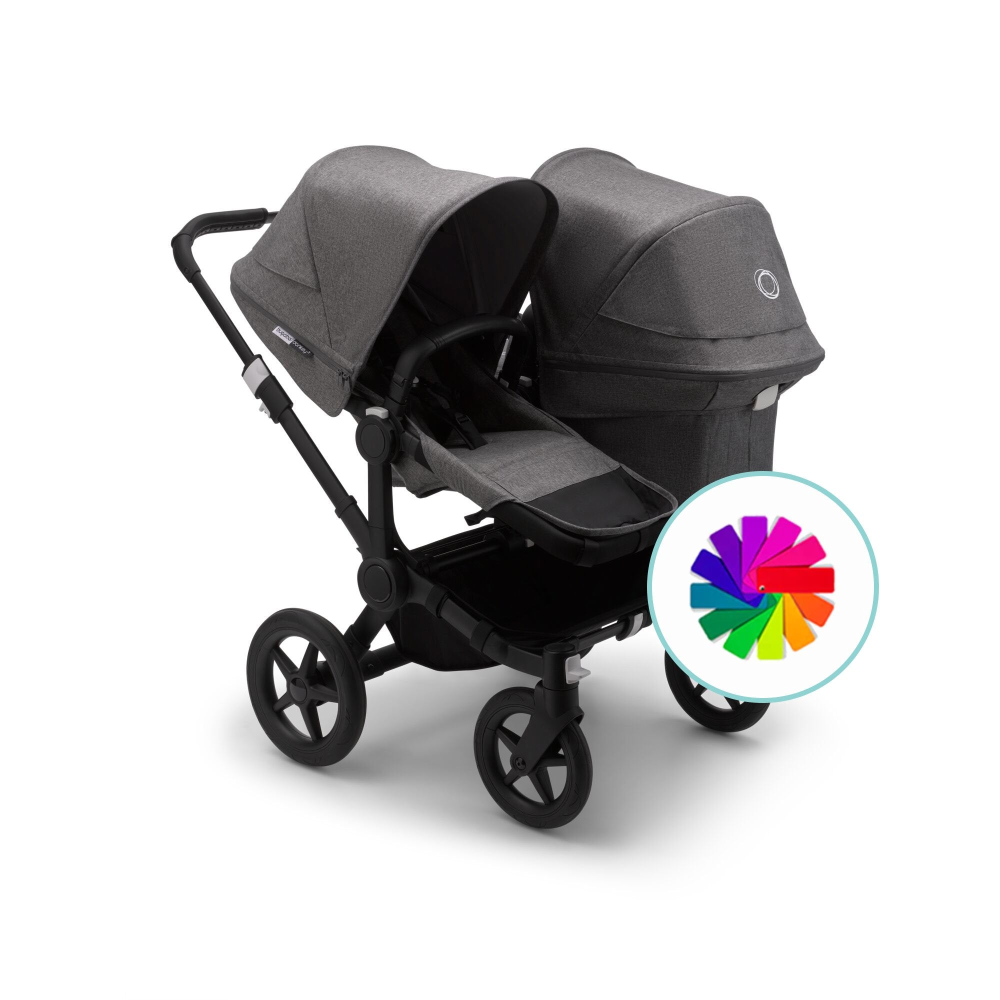 Bugaboo Donkey 3 Duo Double Stroller (2 Seats and 1 Bassinet) - Customize Your Own