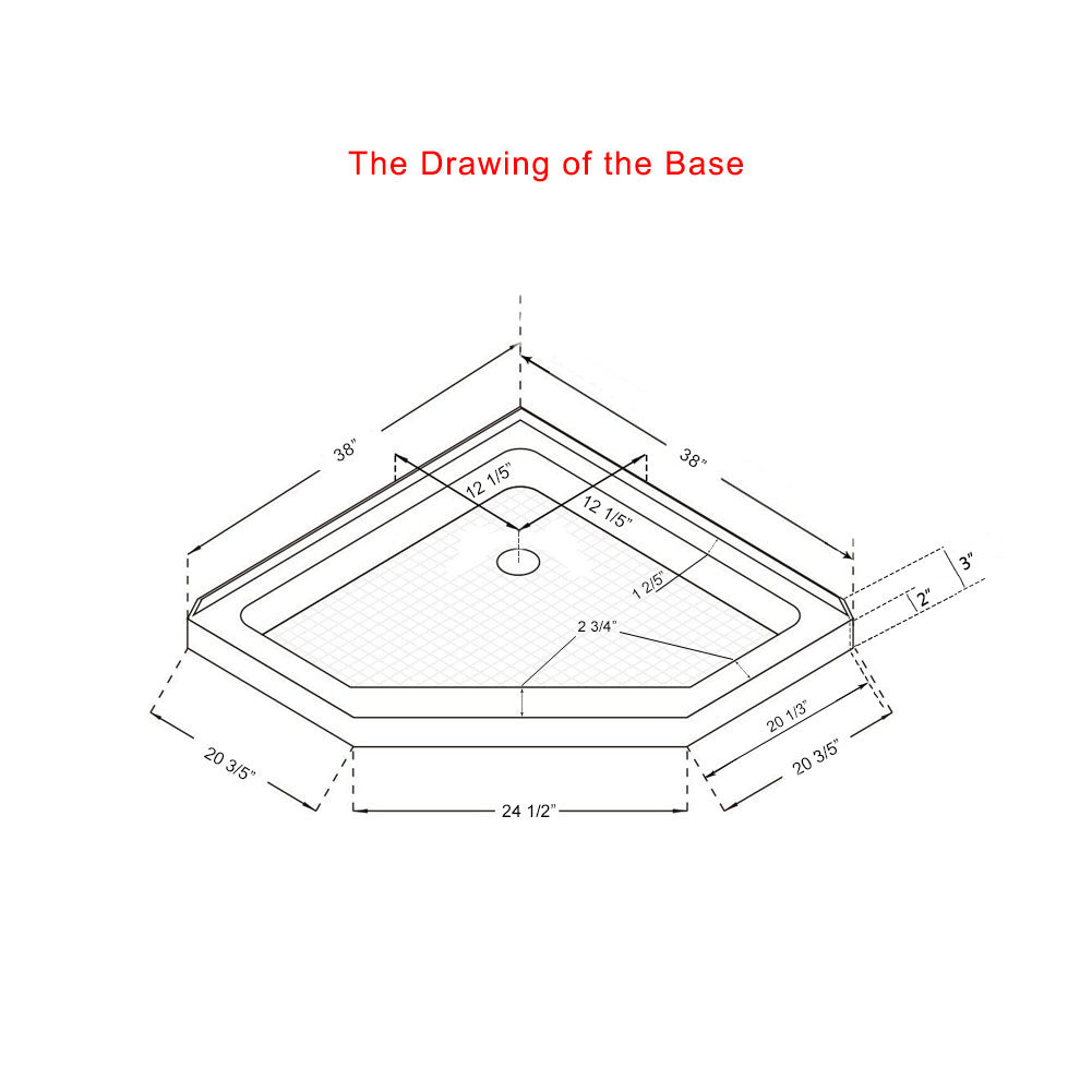 SUNNY SHOWER 36.7 in. W x 36.7 in. D x 71.8 in. H Frosted Chrome Finish Pivot Enclosures With Pivot Door And White Quadrant Bases