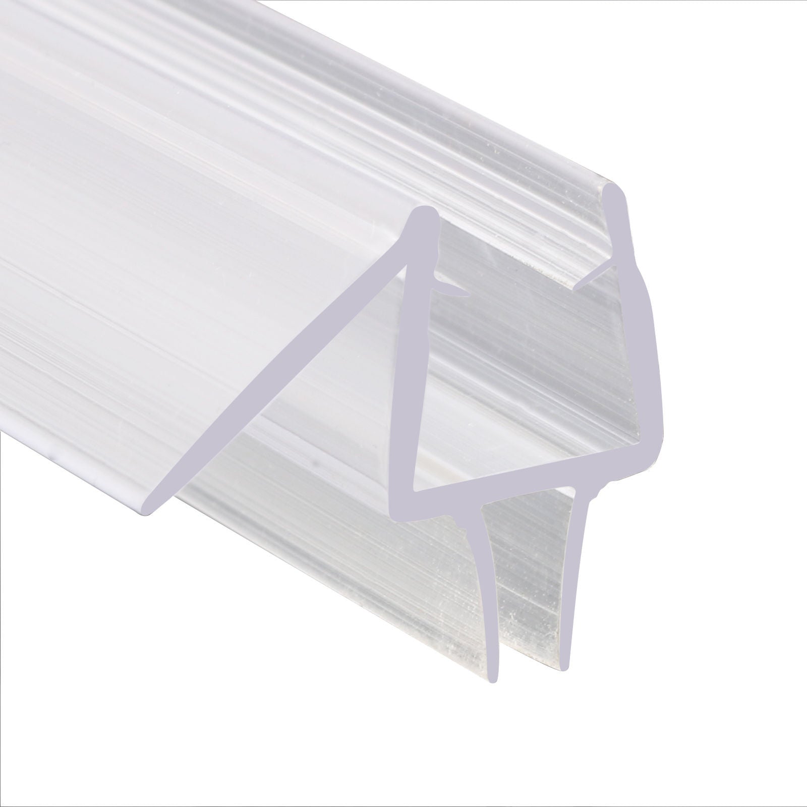 SUNNY SHOWER 36 in.L Bottom Sweep Seal Wipe Drip Rail Fit 3/8 in. Frameless Shower Door